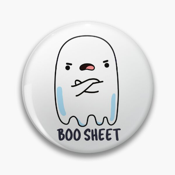 Item preview, Boo Sheet Funny Halloween Ghost Puns  designed and sold by punnybone.