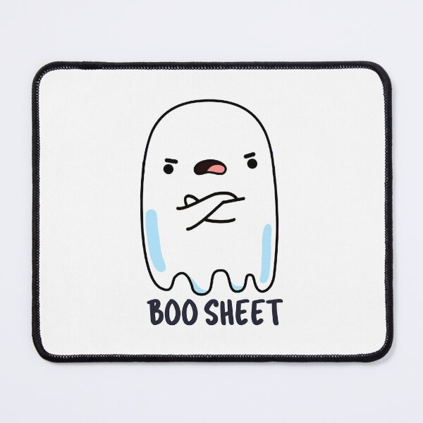 Item preview, Boo Sheet Funny Halloween Ghost Puns designed and sold by punnybone.