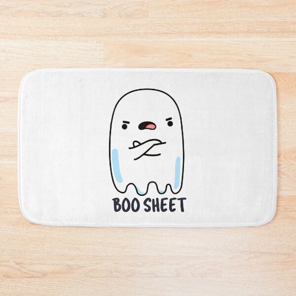 Item preview, Boo Sheet Funny Halloween Ghost Puns  designed and sold by punnybone.