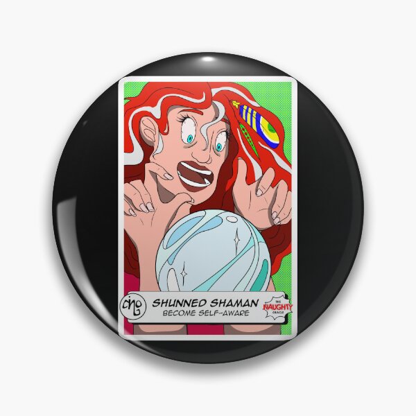 Item preview, Shunned Shaman - The Naughty Oracle designed and sold by Naomi-Beth.