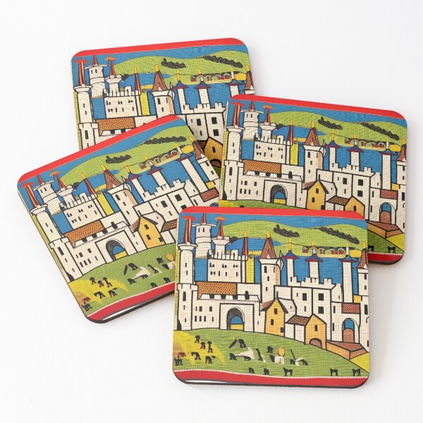 Item preview, Medieval City and Castle designed and sold by IlluminatedPage.