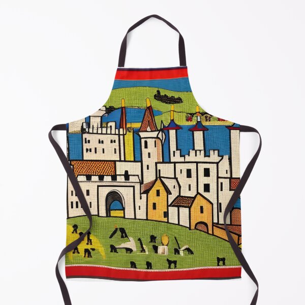 Item preview, Medieval City and Castle designed and sold by IlluminatedPage.