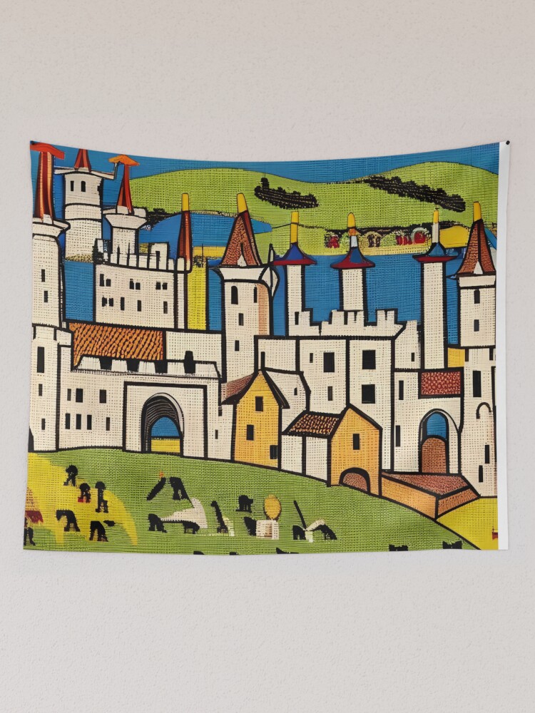 Castle tapestry discount