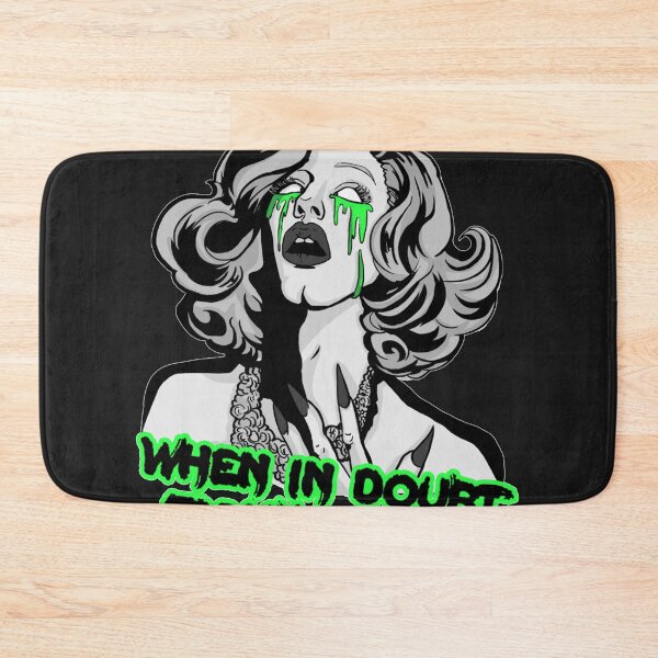 Item preview, SHARON NEEDLES Where in doubt FREAK em out BW Sticker designed and sold by Pamelcott.