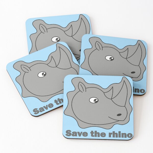 Item preview, Save the Cute Rhino designed and sold by YanasWeirdLife.