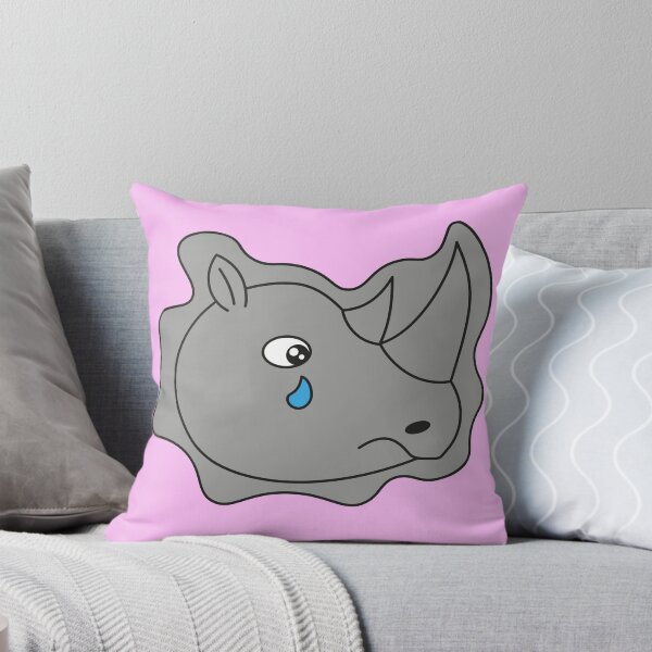 Item preview, Sad Cute Rhino designed and sold by YanasWeirdLife.