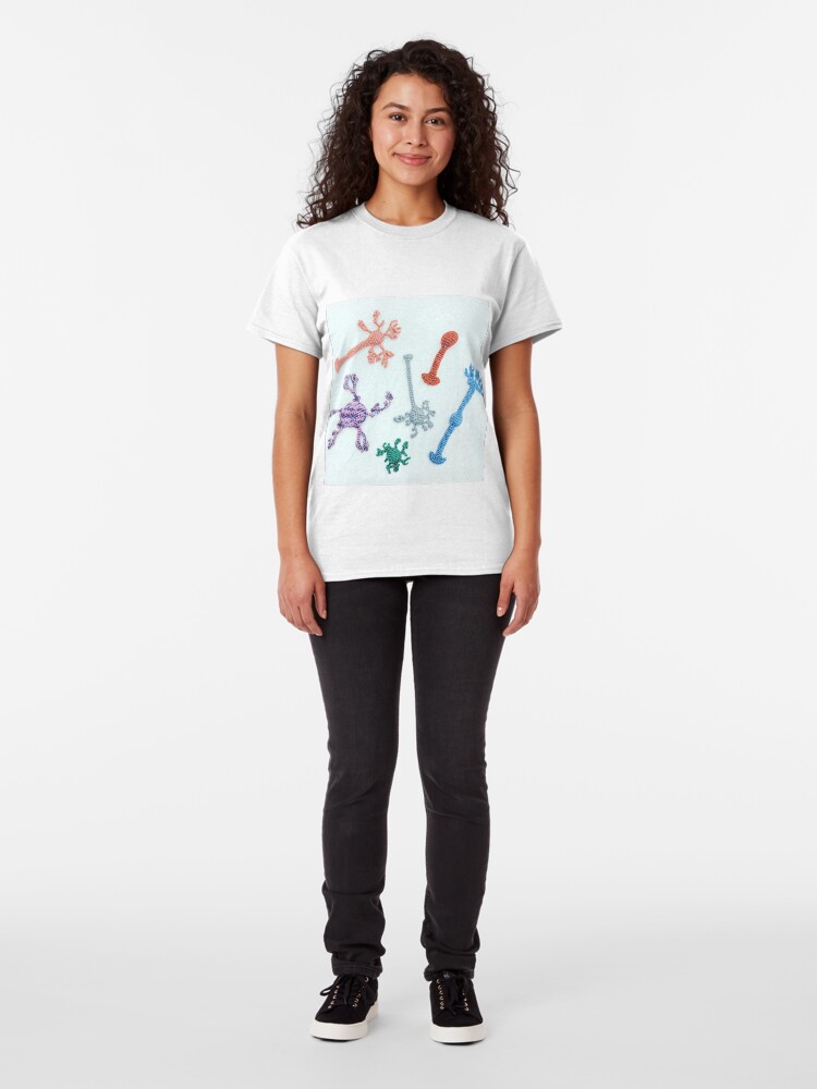 Alternate view of Crocheted Neuron Classic T-Shirt