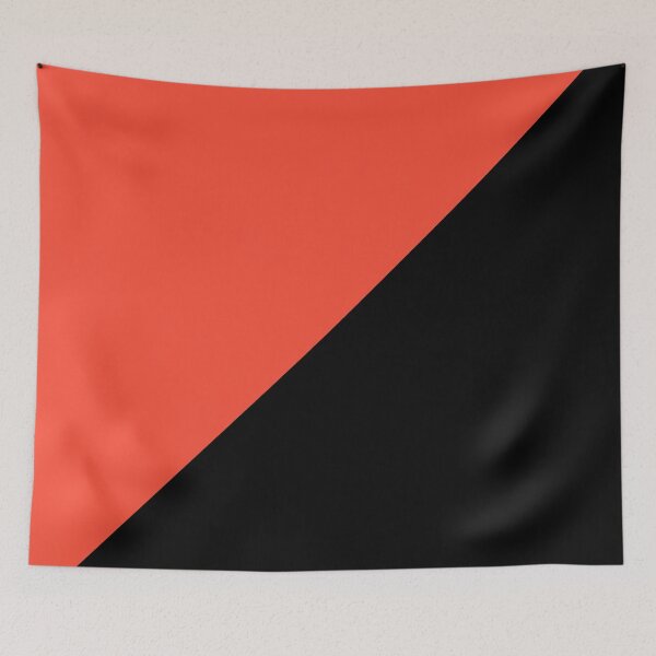 Item preview, Black , orange , triangles designed and sold by fuzzyfox.