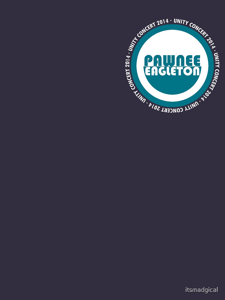 "PawneeEagleton unity concert 2014 (Ron's hoodie)" Tshirt for Sale by