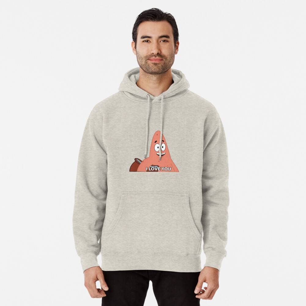 "Patrick Star Meme" Pullover Hoodie by Lsax235 Redbubble