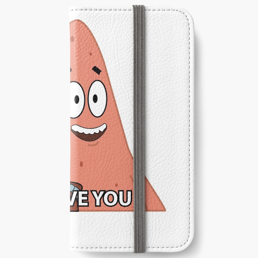 patrick-star-meme-iphone-wallet-for-sale-by-lsax235-redbubble