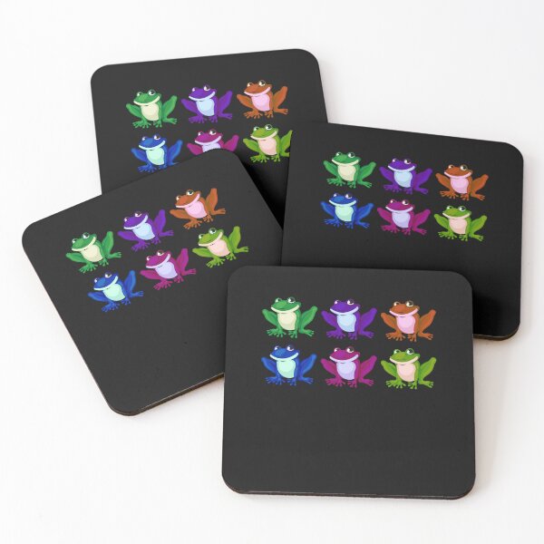 Item preview, colourful cute frog aesthetic designed and sold by Click-Like.