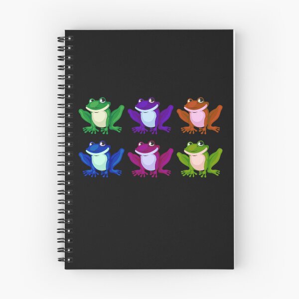 Item preview, colourful cute frog aesthetic designed and sold by Click-Like.