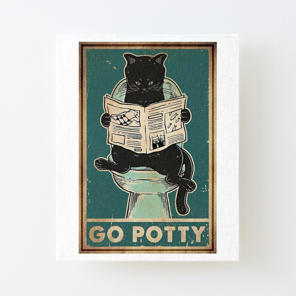 Minimalist DJ Kitty Square Poster Print