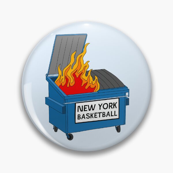Artikelvorschau, New York Basketball - Müllcontainerfeuer Lustig entworfen und verkauft von sportsign.
