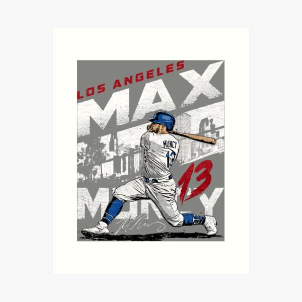 Max Muncy Los Angeles Dodgers Poster Print, Baseball
