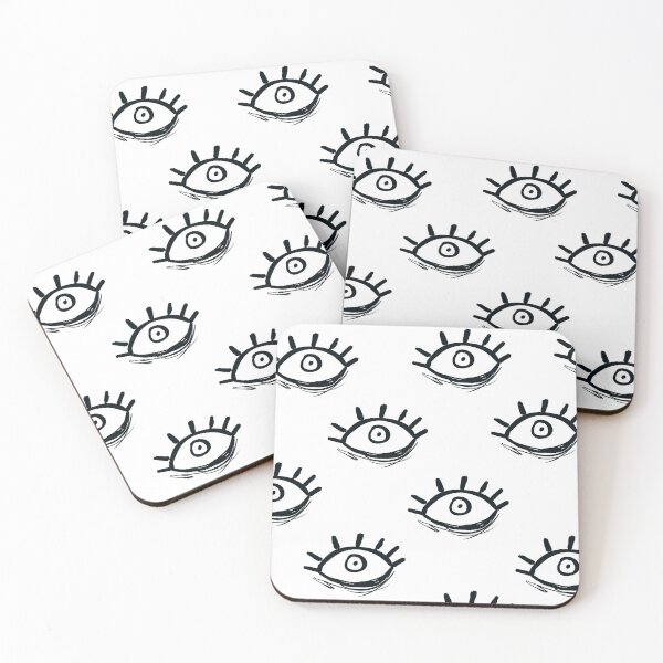 Item preview, Eye pattern black on white designed and sold by NoLife Artist.