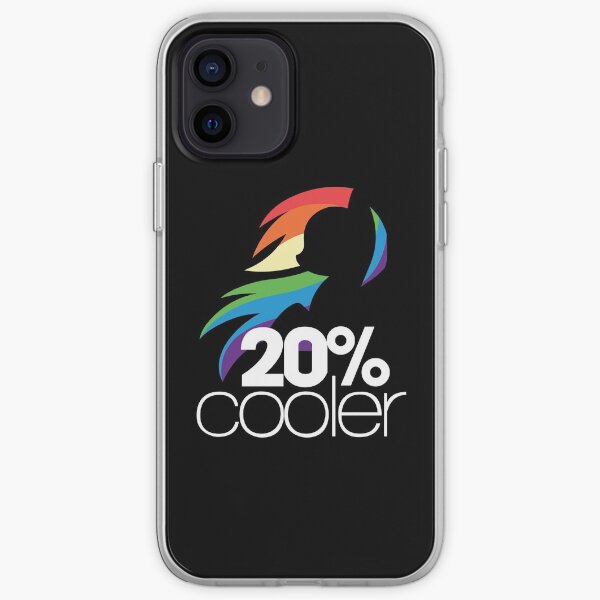 20% Cooler! (ALL options) - BLACK iPhone Soft Case