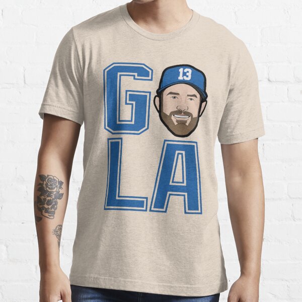 Nike Men's Los Angeles Dodgers Chris Taylor #3 Blue T-Shirt