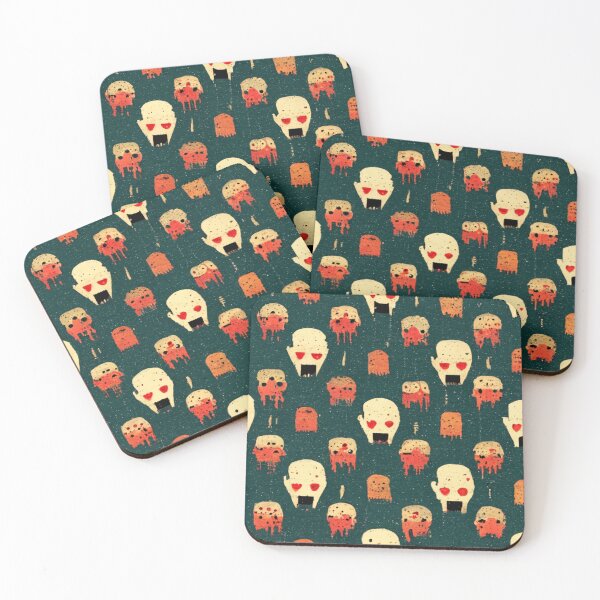 Item preview, Sloppy Zombie Halloween Time Pattern designed and sold by DennistonMade.