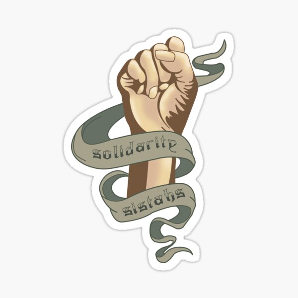 Solidarity Sistahs Sticker