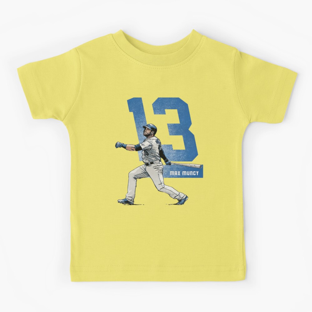  500 LEVEL Max Muncy Youth Shirt (Kids Shirt, 6-7Y Small, Tri  Gray) - Max Muncy Offset W WHT : Sports & Outdoors