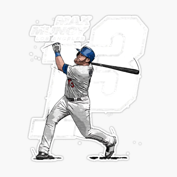 Max Muncy Home Run LA 13 Sticker for Sale by sockaholic13