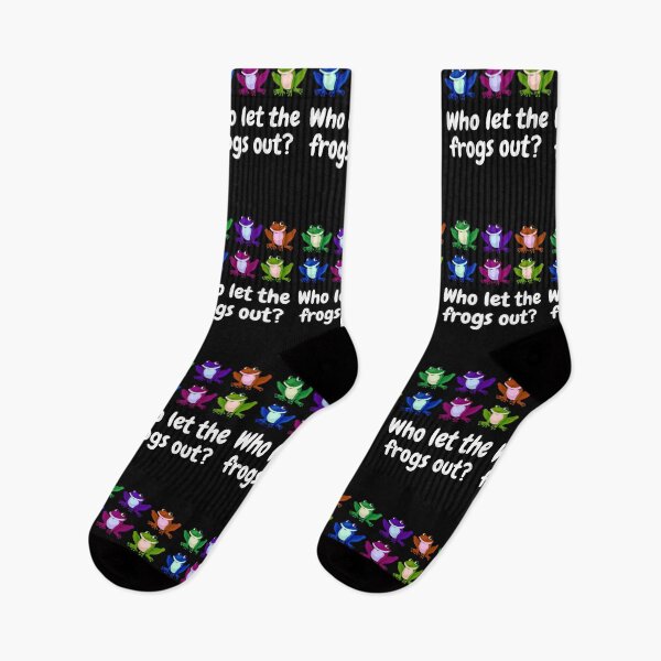 Item preview, who let the frogs out designed and sold by Click-Like.