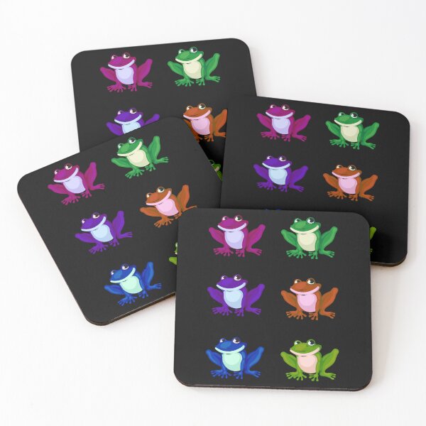 Item preview, Cute colorful frog pack designed and sold by Click-Like.