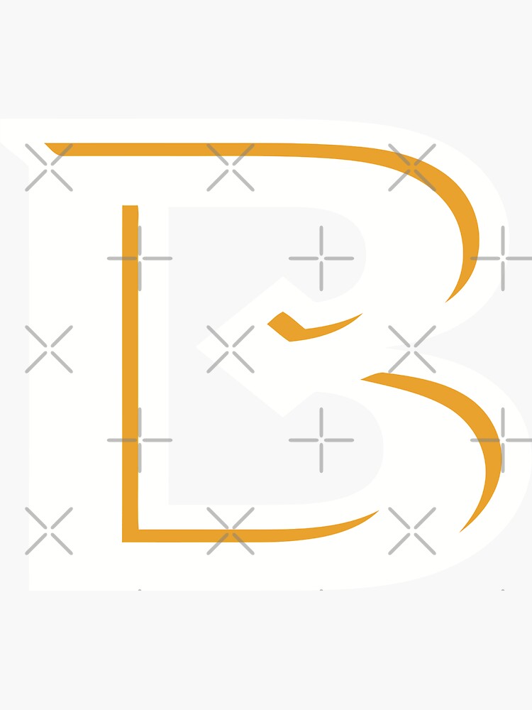 "belhaven blazers football logo" Sticker for Sale by basengart Redbubble