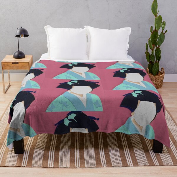 Item preview, Pink & Blue Geisha  designed and sold by Anne-Maree Hunter.