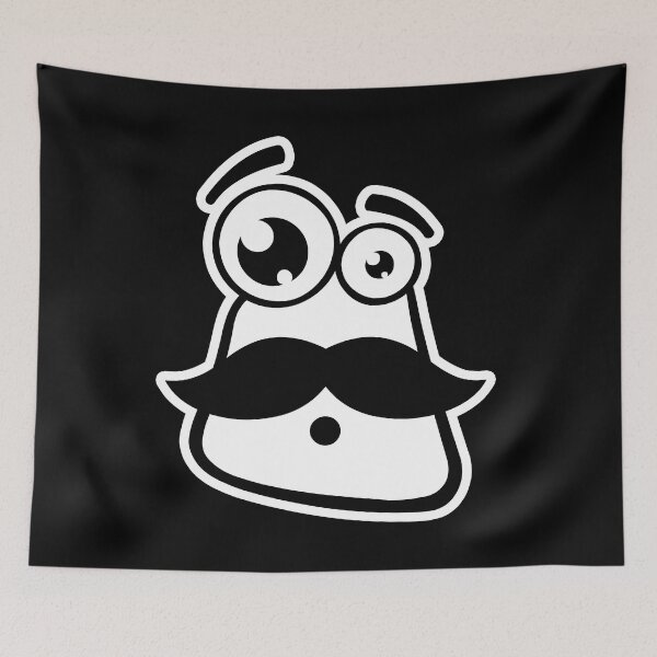Item preview, Square Mustache Emoji Face designed and sold by Cartrect.