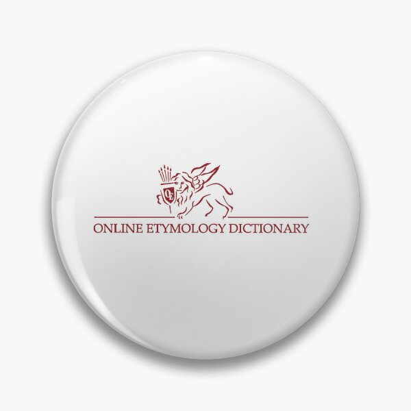 Item preview, Etymonline Online Etymology Dictionary Red Logo designed and sold by Talia Felix.