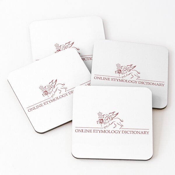 Item preview, Etymonline Online Etymology Dictionary Red Logo designed and sold by Talia Felix.