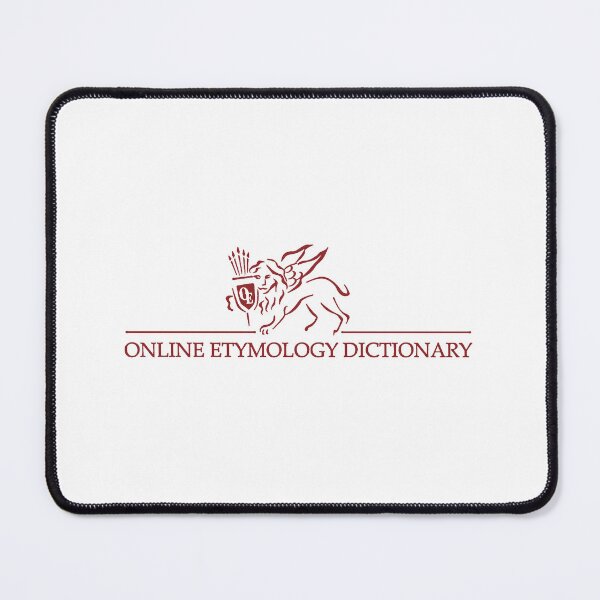 Item preview, Etymonline Online Etymology Dictionary Red Logo designed and sold by Talia Felix.