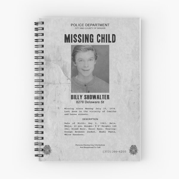Item preview, TBP Missing Poster - Billy designed and sold by muldeeni.