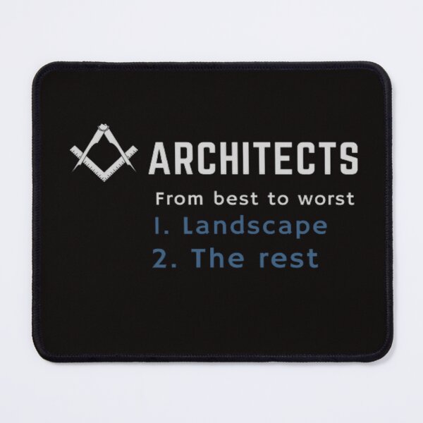 Item preview, Architects From Best To Worst Funny Architect Job designed and sold by Nero9o.