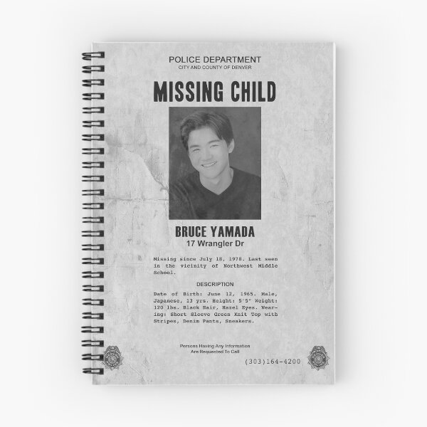 Item preview, TBP Missing Poster - Bruce designed and sold by muldeeni.