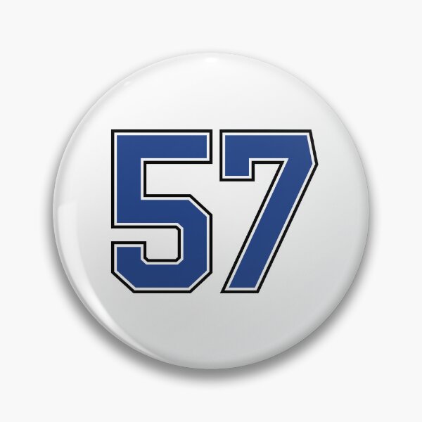 Item preview, Number 57 lucky sports jersey fifty seven designed and sold by HeavyStyle.