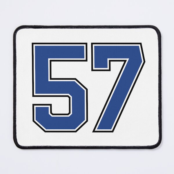 Item preview, Number 57 lucky sports jersey fifty seven designed and sold by HeavyStyle.