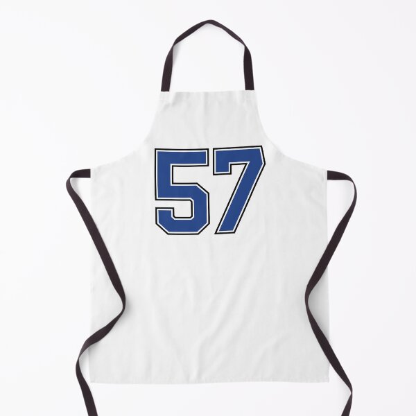 Item preview, Number 57 lucky sports jersey fifty seven designed and sold by HeavyStyle.