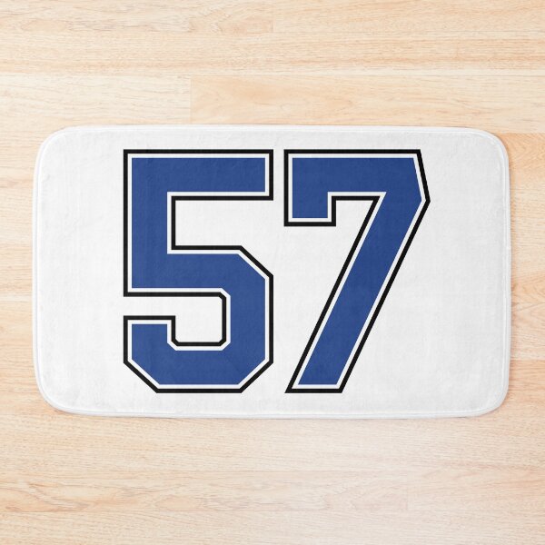 Item preview, Number 57 lucky sports jersey fifty seven designed and sold by HeavyStyle.