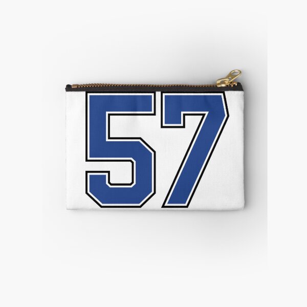 Item preview, Number 57 lucky sports jersey fifty seven designed and sold by HeavyStyle.