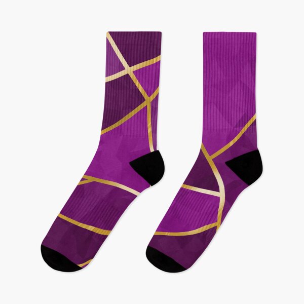 Item preview, Geometric Crystals with Gold Lining (Magenta) designed and sold by SolGalaxyDesign.