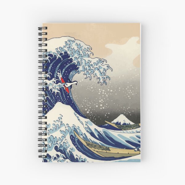 Item preview, Penguin Surfing the Great Wave designed and sold by kmg001.