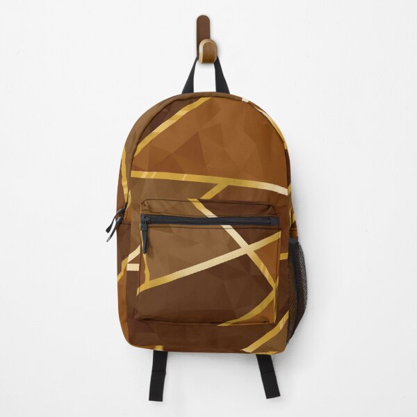 Item preview, Geometric Crystals with Gold Lining (Brown) designed and sold by SolGalaxyDesign.