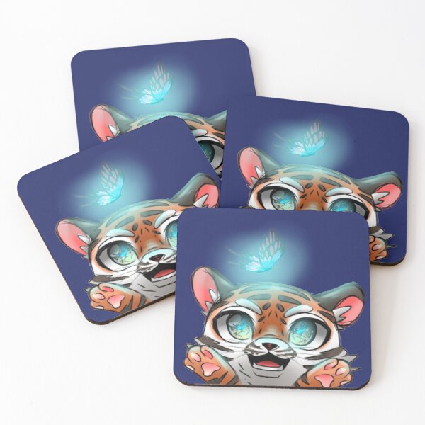 Item preview, Tiger & Butterfly  designed and sold by Rin Artz.