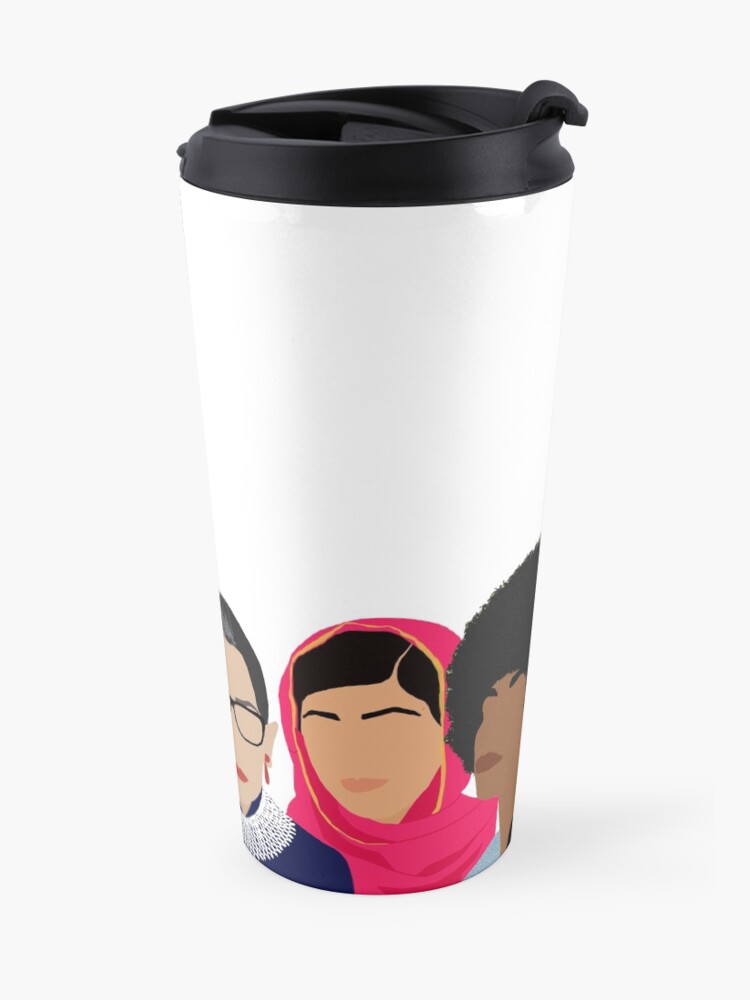 Alternate view of Feminist Girl Gang- Squad Goals Travel Mug