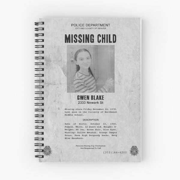Item preview, TBP Missing Poster - Gwen designed and sold by muldeeni.
