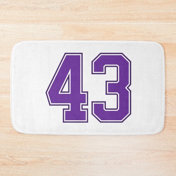 Item preview, Purple Number 43 lucky sports jersey forty three designed and sold by HeavyStyle.